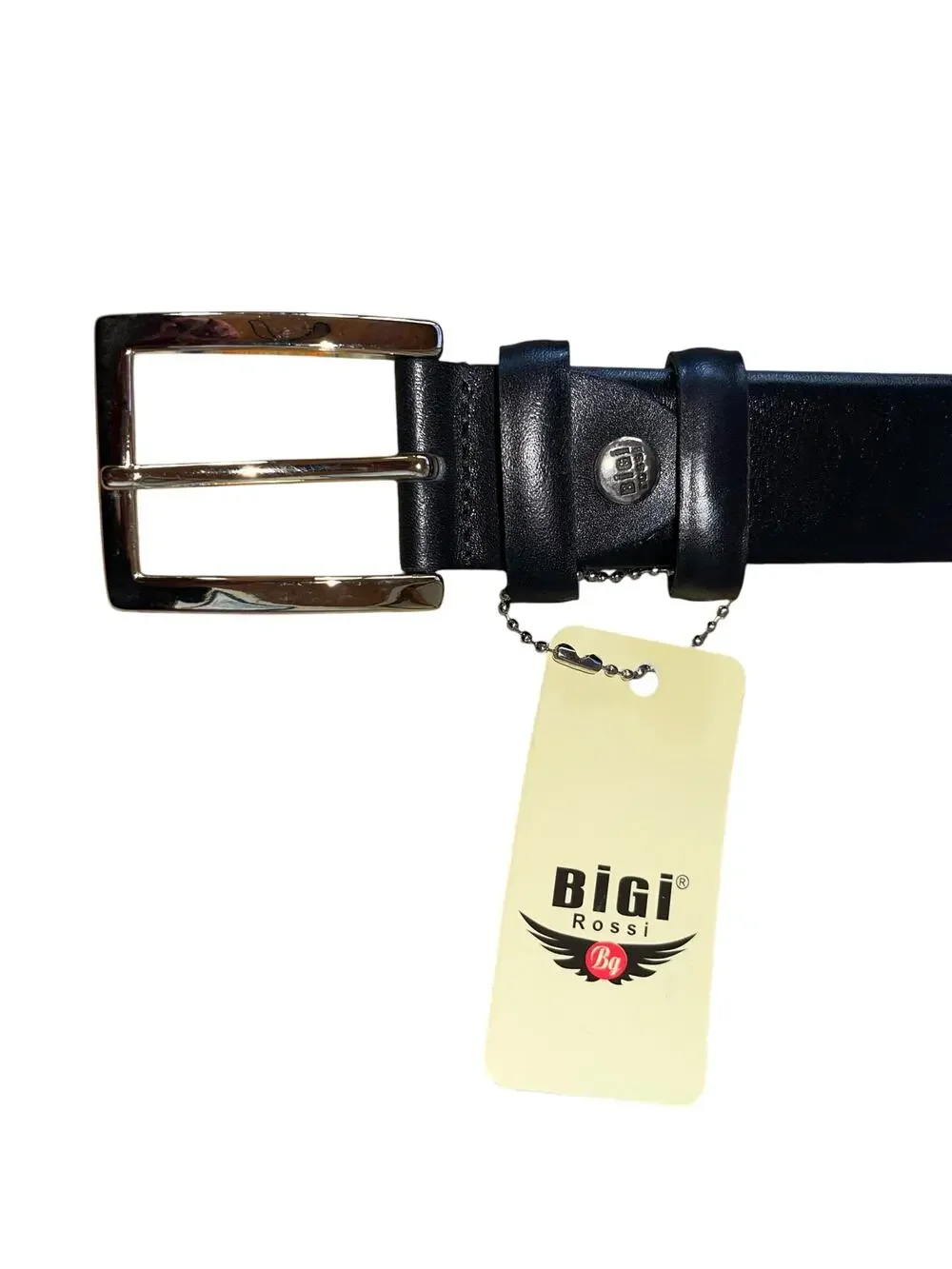 Men's Black Leather Belt